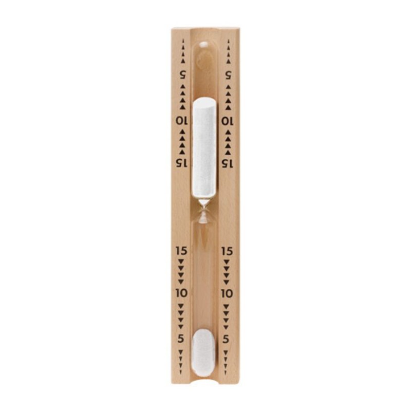 finnsa-15-min-sauna-timeglas-hvid-1625 - billede 2