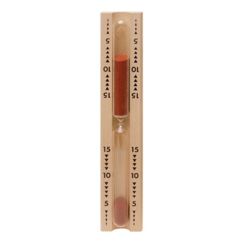 finnsa-30-min-sauna-timeglas-roed-1626 - billede 2