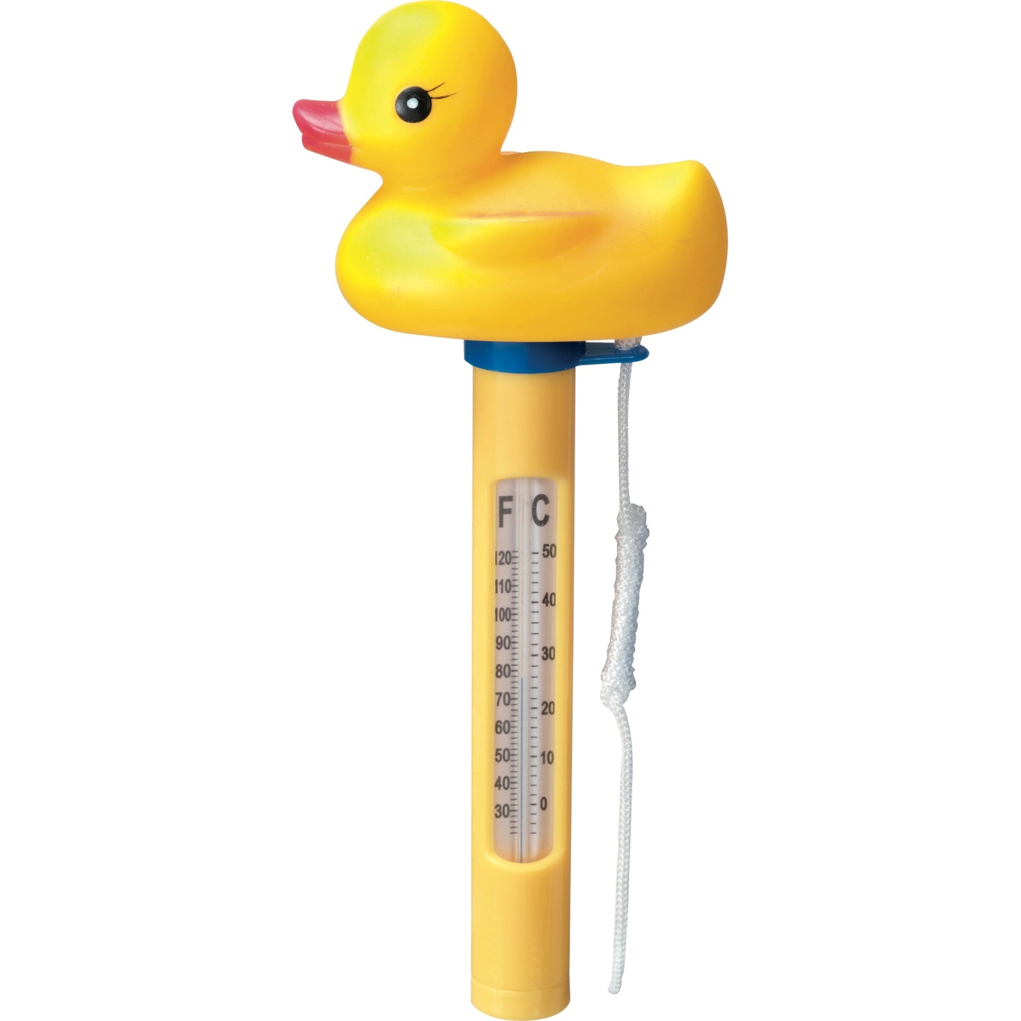 Swim & Fun ande-termometer til pool med snor
