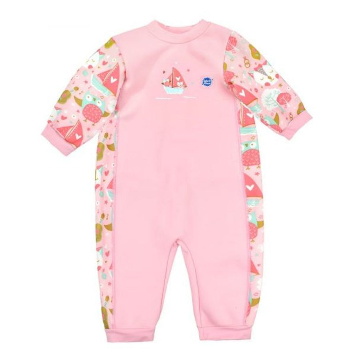 Happy Nappy badedragt Owl and the Pussycat print til baby