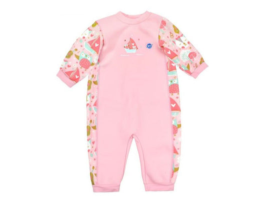 Happy Nappy badedragt Owl and the Pussycat print til baby