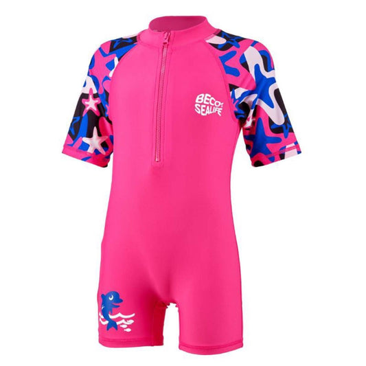 beco-sealife-rashguard-uv-dragt-lynlaas-pink-1183 - billede 1