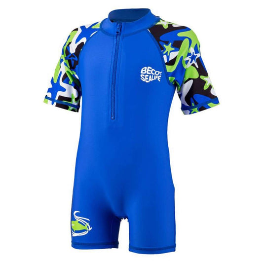 beco-sealife-rashguard-uv-dragt-lynlaas-blaa-groen-1185 - billede 1