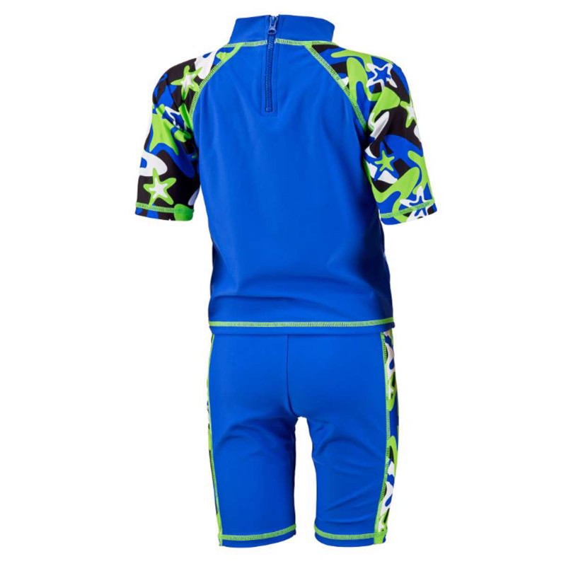 beco-sealife-rashguard-uv-saet-lynlaas-blaa-groen-1187 - billede 2