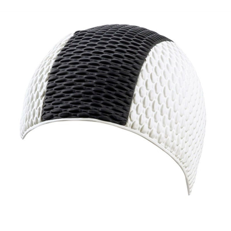 beco-air-filled-cap-badehaette-til-maend-sort-hvid-1270 - billede 1