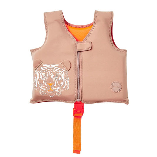 sunnylife-svoemmevest-tully-the-tiger-boern-1-6-aar-1293 - billede 1