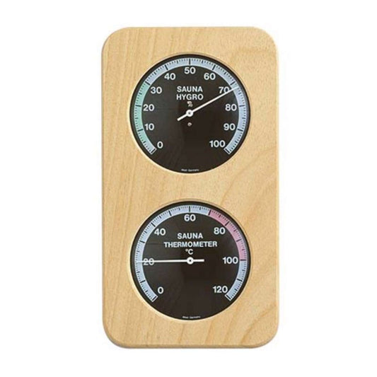 finnsa-sauna-og-damp-hygro-og-termometer-i-trae-1648 - billede 1