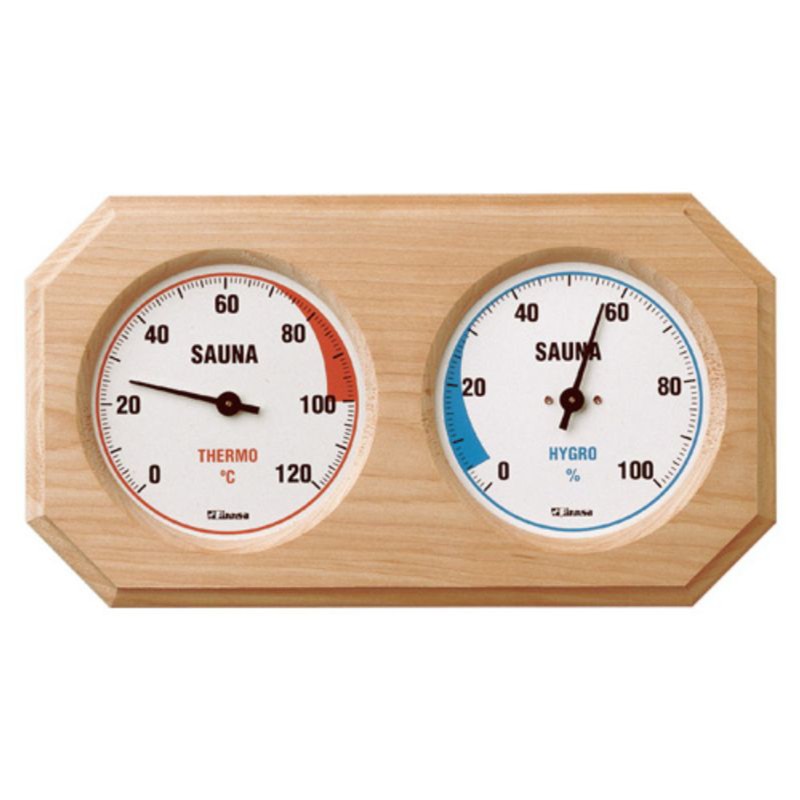 finnsa-sauna-hygro-og-termometer-i-trae-1634 - billede 1