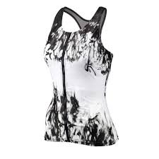 BECO BeSuit fitness top i sort og hvid print