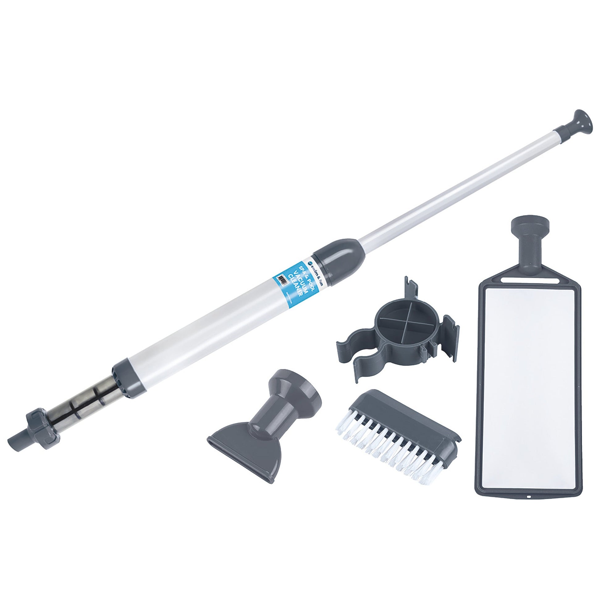 Swim & Fun - Vacuum Cleaner med børste og skimmer