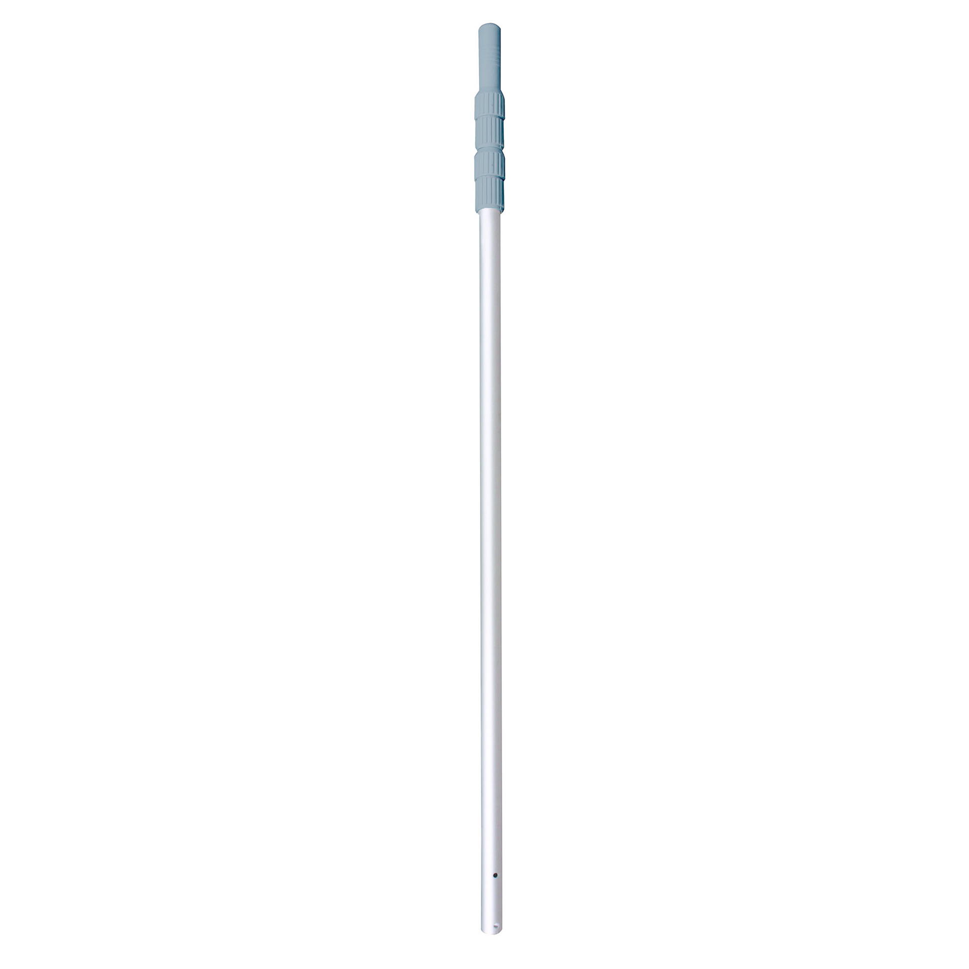 Swim & Fun telescopic pool cleaning pole 1.5-4.5m silver adjustable shaft